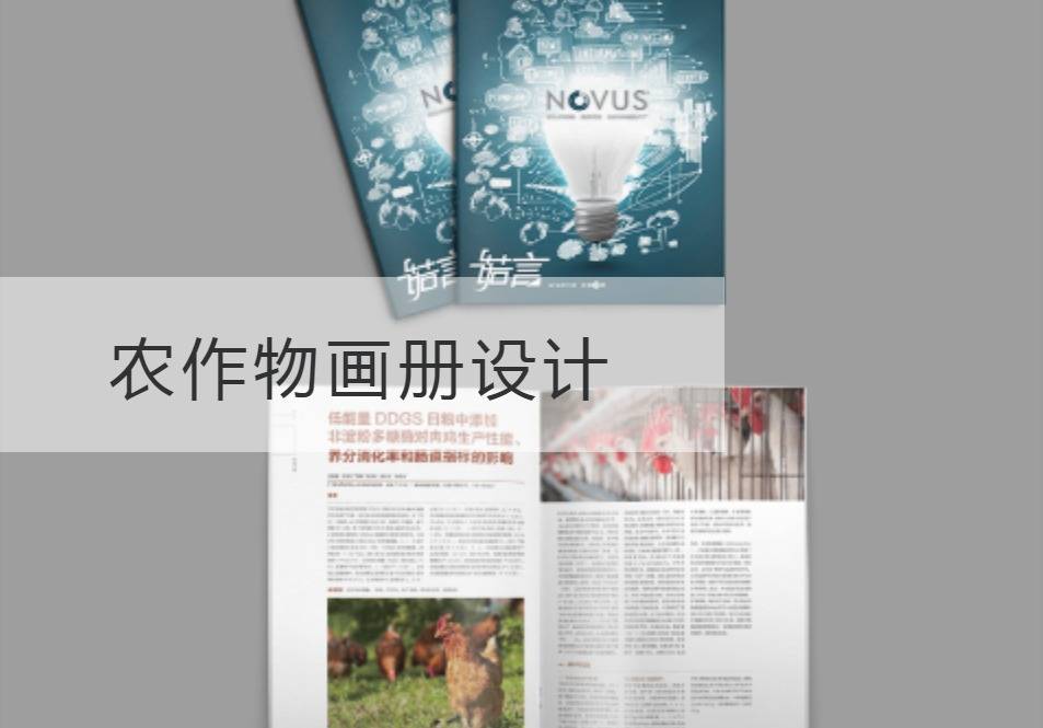 農作物畫冊設計